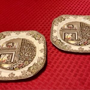 Johnson Brothers Christmas Salad Plates